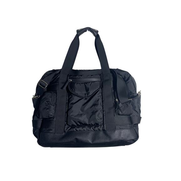 Tommy Bahama Black Puffer Weekender Bag with Shoulder Strap - Picture 1 of 7